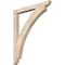 Ekena Millwork Thorton Slat Smooth Bracket, Douglas Fir, 3 1/2"W x 38"D x 46"H BKT04X38X46THR06SDF - alternate 1